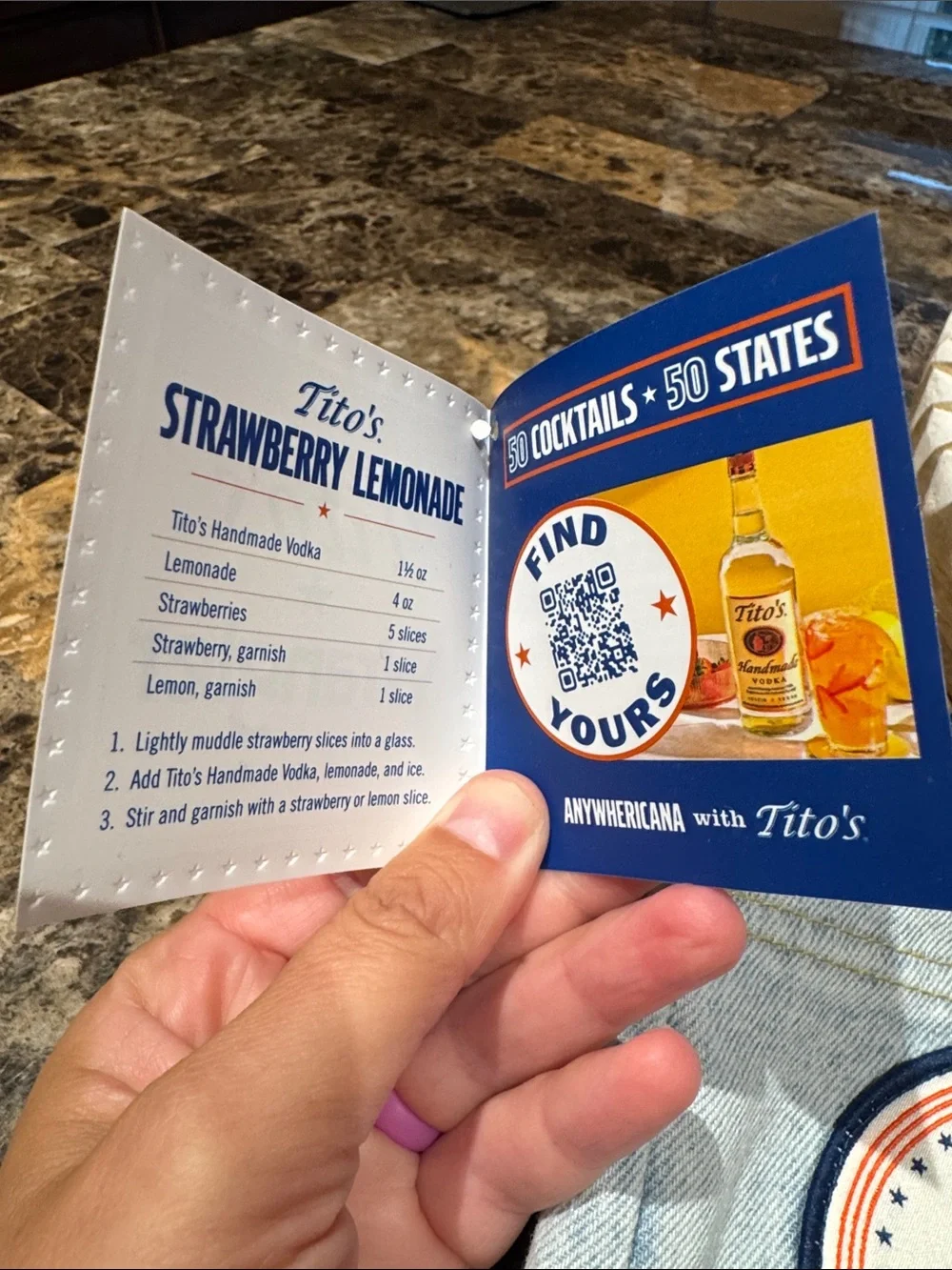 Tito’s x Wrangler denim bottle sleeve